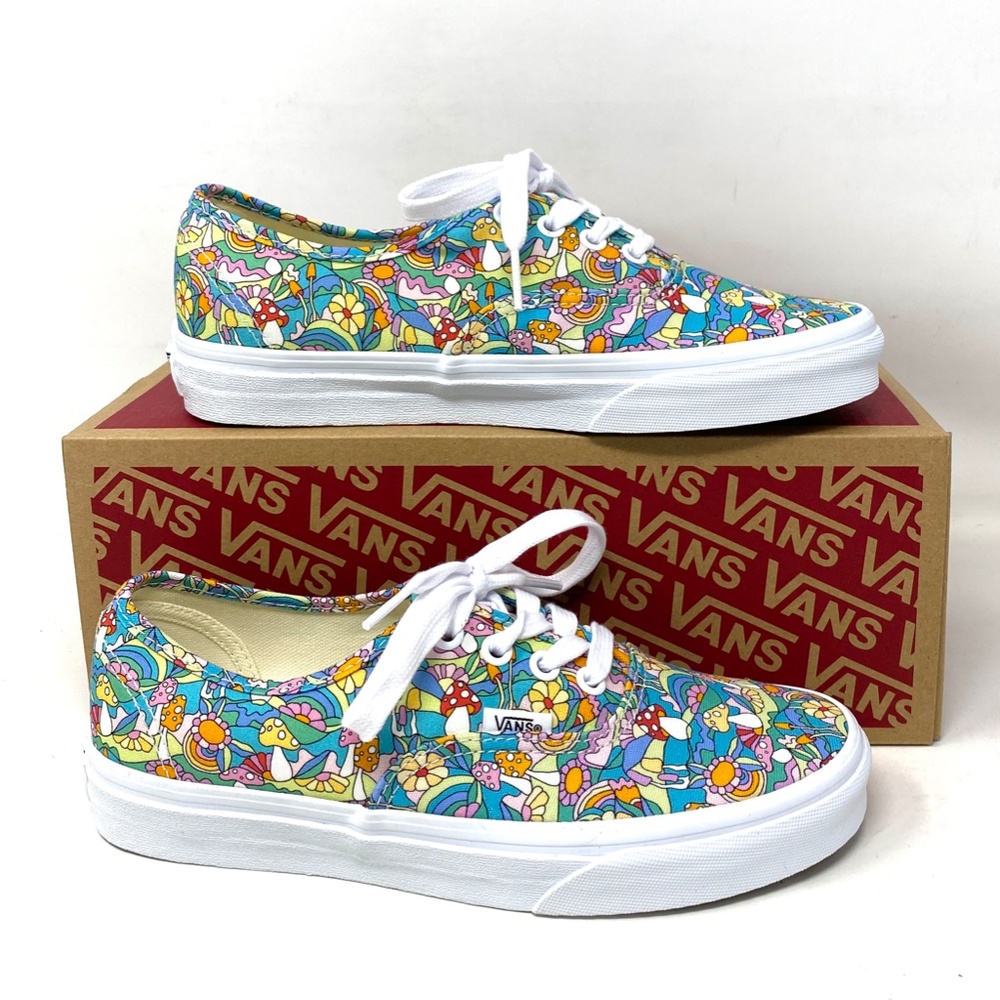 VANS Authentic New Floral Low Top Sneakers Women’s - Picture 3 of 15